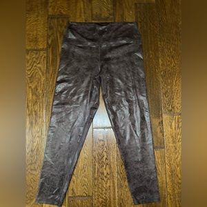 Aerie, fake brown leather, leggings
